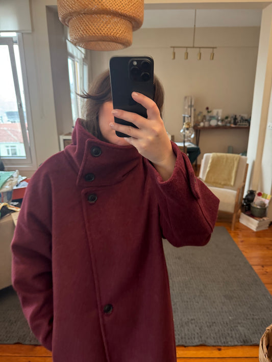 Huni Yaka Kaşe Kaban