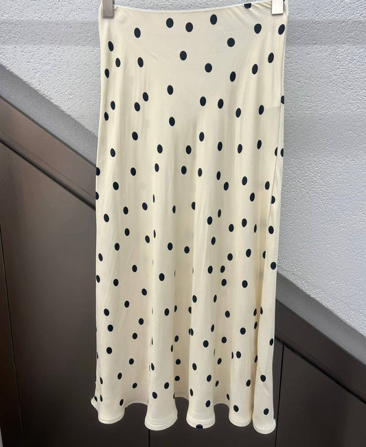 Puantiyeli Saten Etek