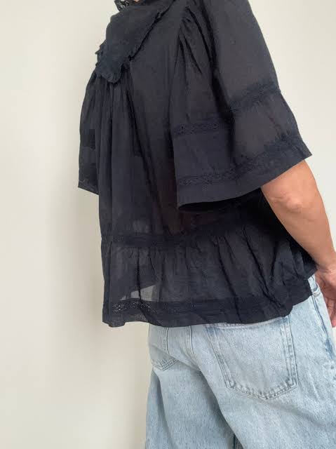 İthal Lacivert Bluz