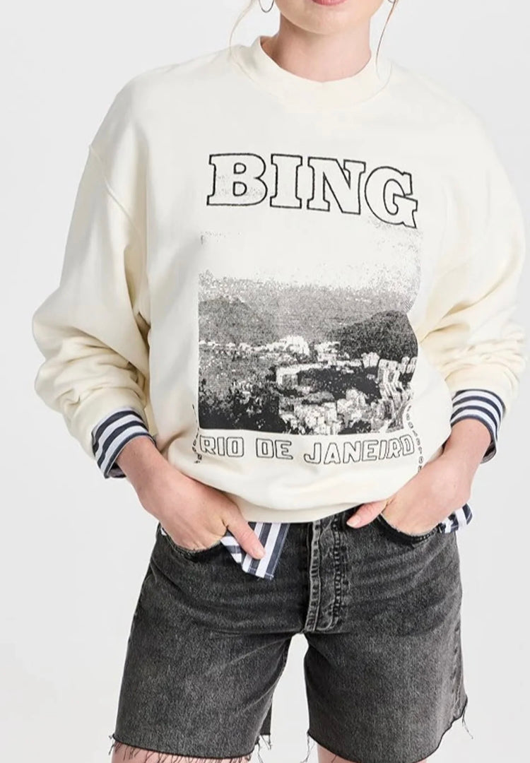 Anine Bing Baskılı Sweatshirt