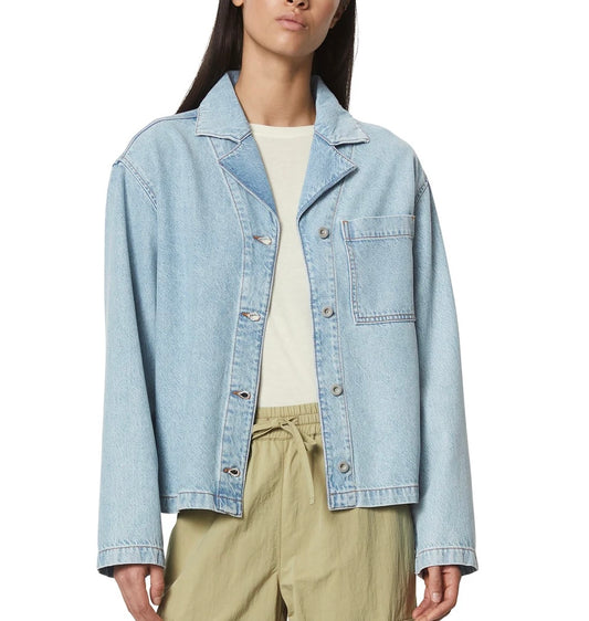 İthal Denim Gömlek Ceket