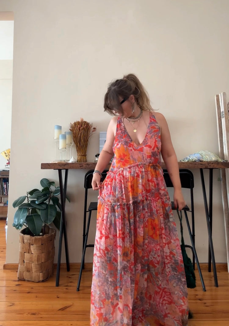 Free People Askılı Elbise