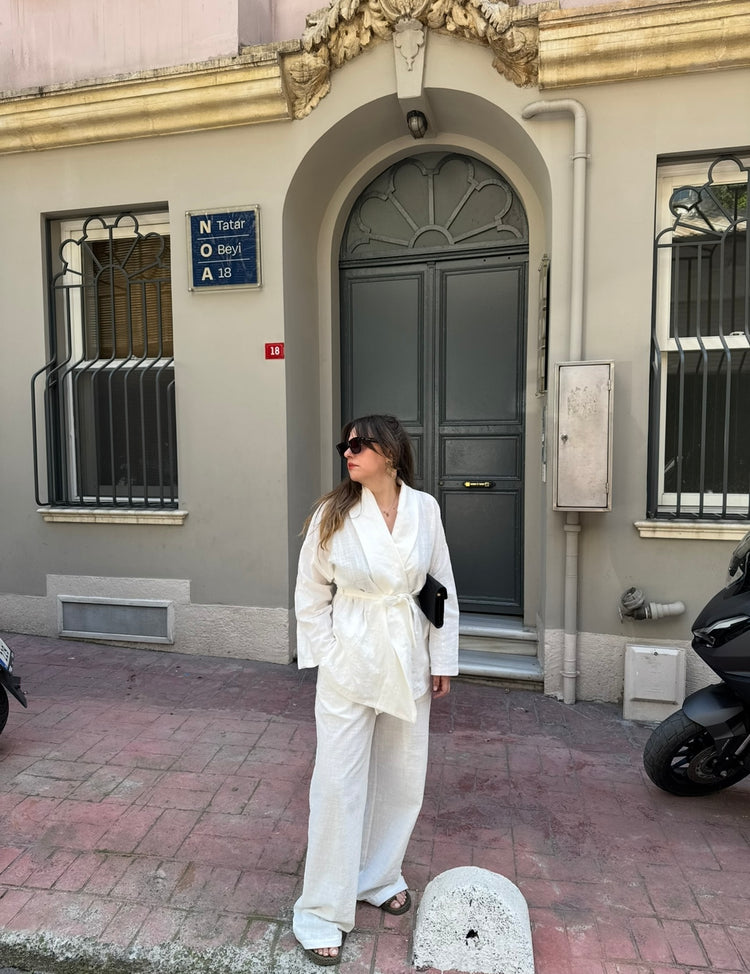 Jakarlı Kimono Takım
