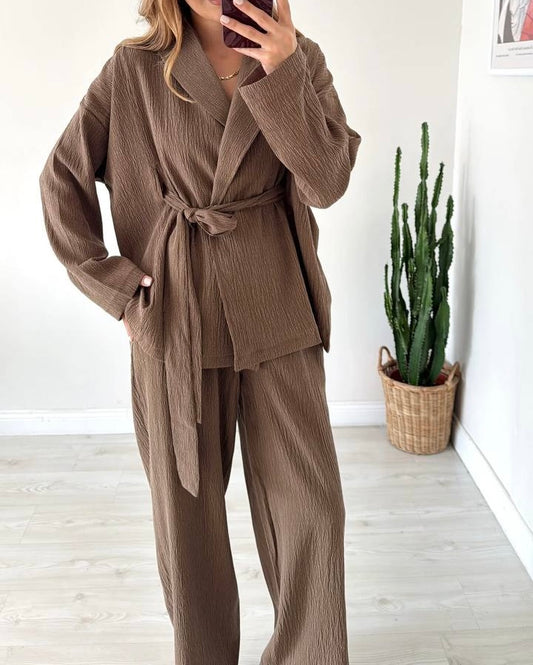 Kimono Kahve Takım