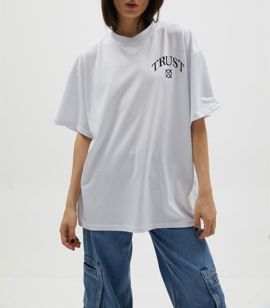 Unisex Baskılı Oversize T-shirt