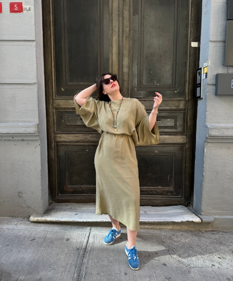 Tensel Kimono Elbise