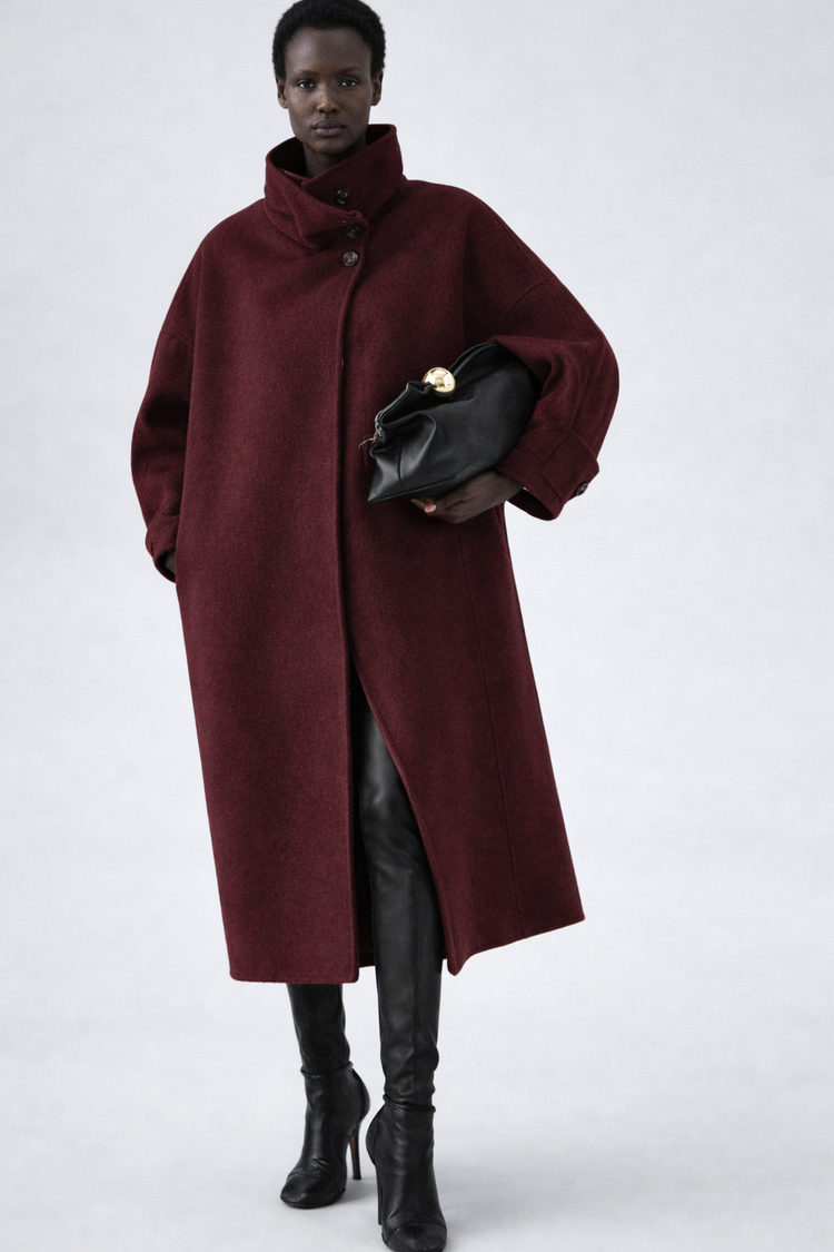 Huni Yaka Kaşe Kaban