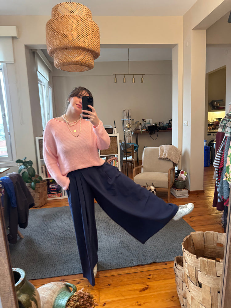 Lacivert Pantolon Etek