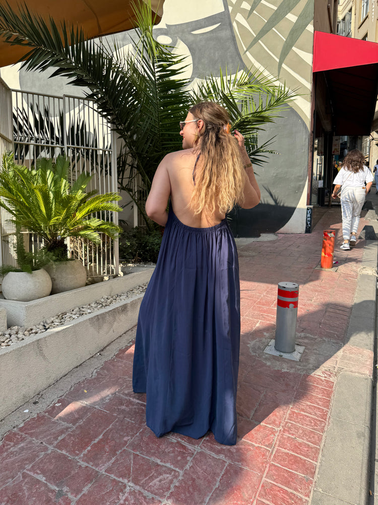 Tensel Askılı Elbise