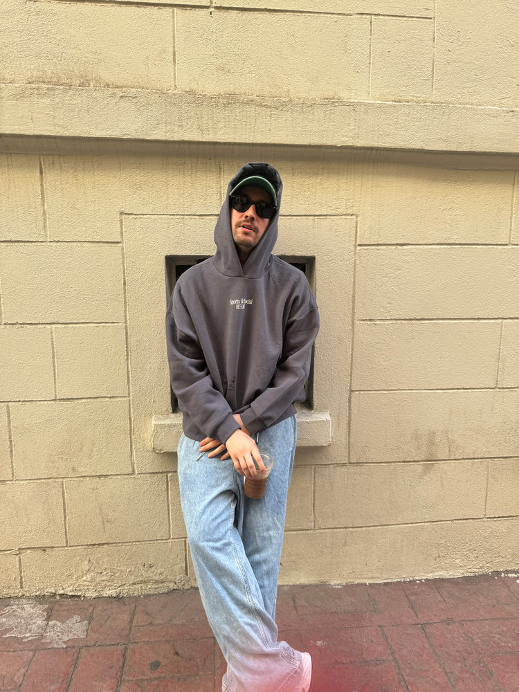 Unisex Oversize Baskılı Sweatshirt