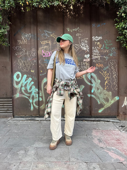 Baskılı Bisiklet Yaka T-shirt