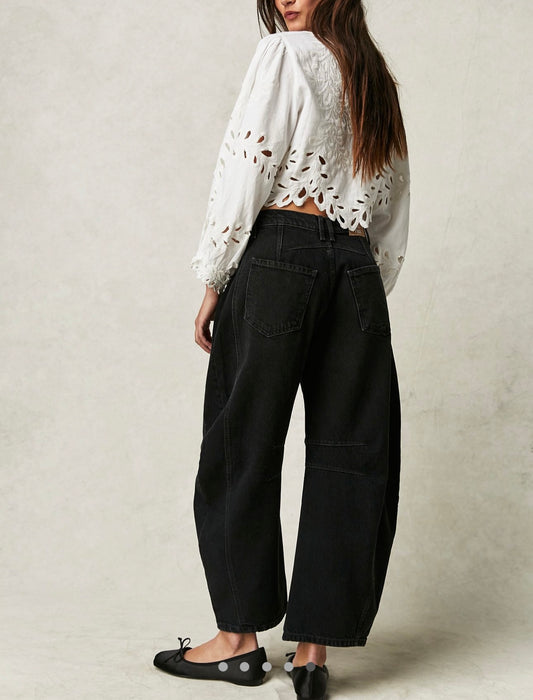 Free People Barrel Jean