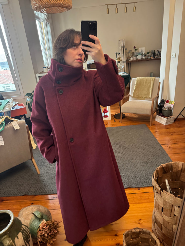 Huni Yaka Kaşe Kaban