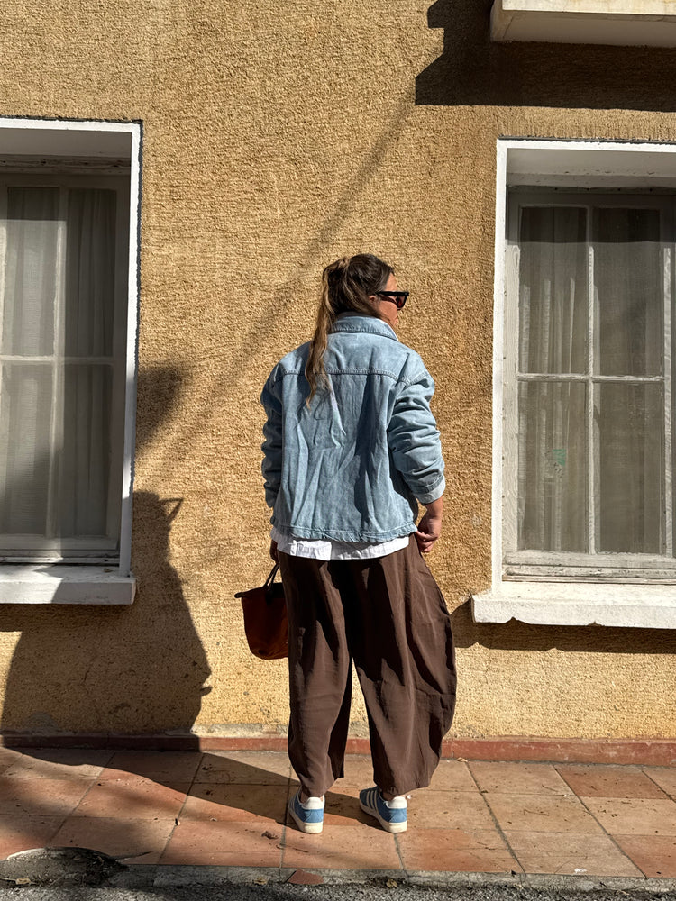 İthal Denim Gömlek Ceket