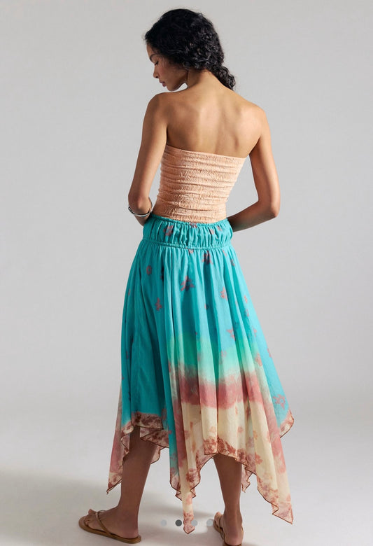 Free People Desenli Etek