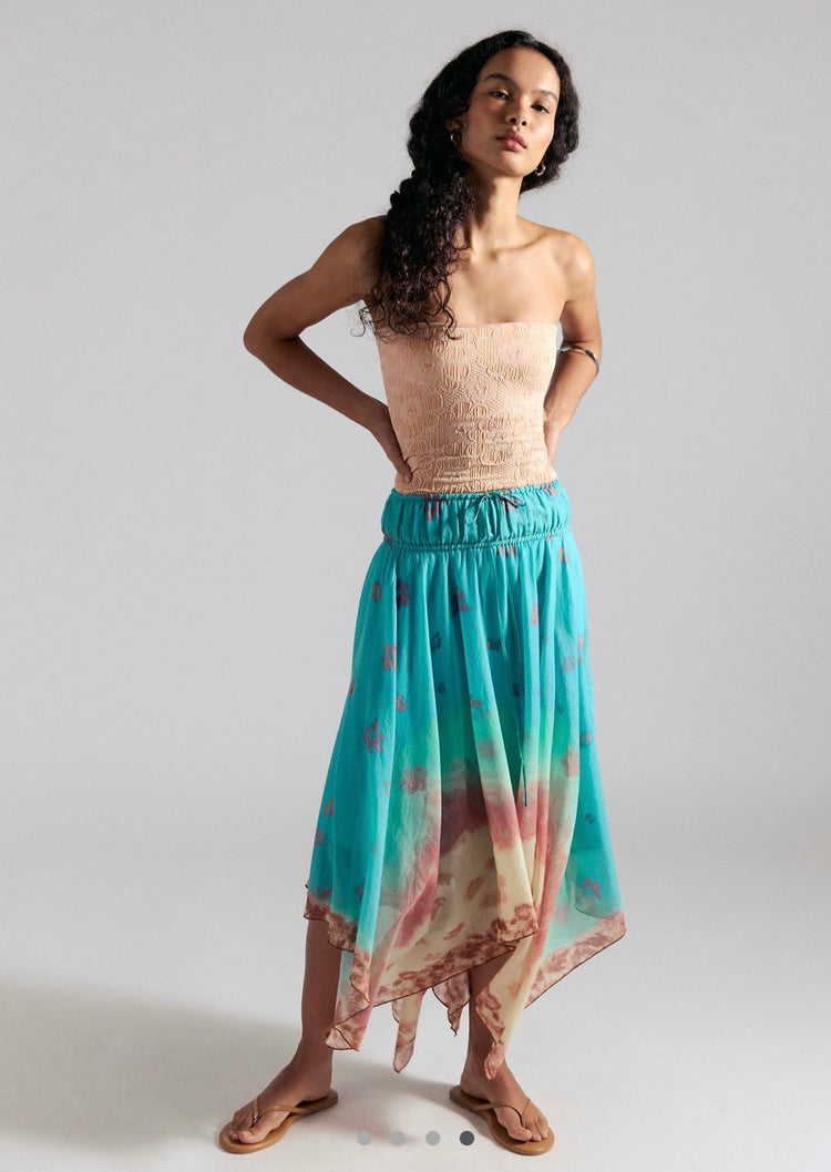 Free People Asimetrik Desenli Etek