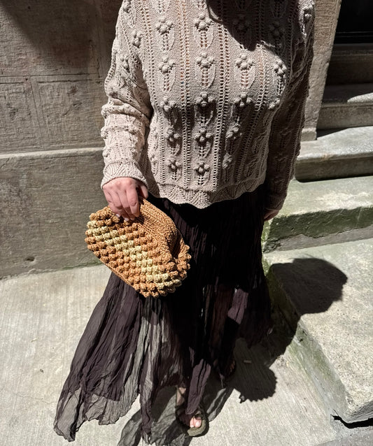 El Yapımı Özel Clutch Çanta