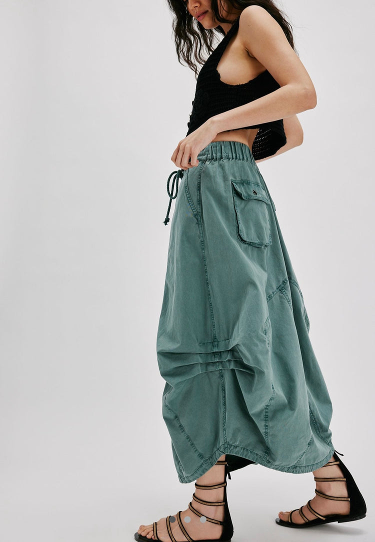 Free People Yeşil Balon Etek