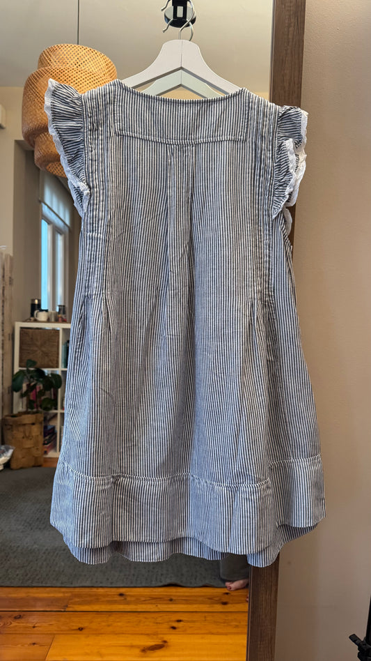 Free People Çizgili Midi Boy Elbise