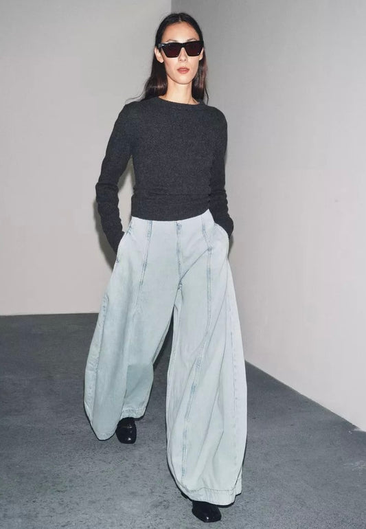 ZR Yüksek Bel Balon Pantolon