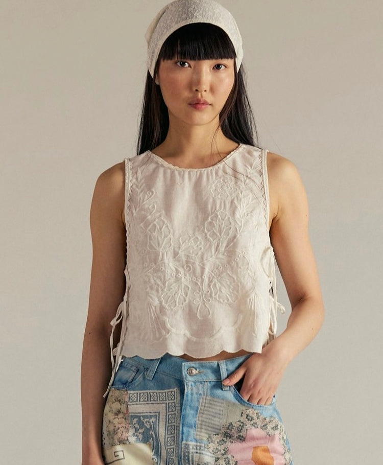 Free People Ekru Bluz