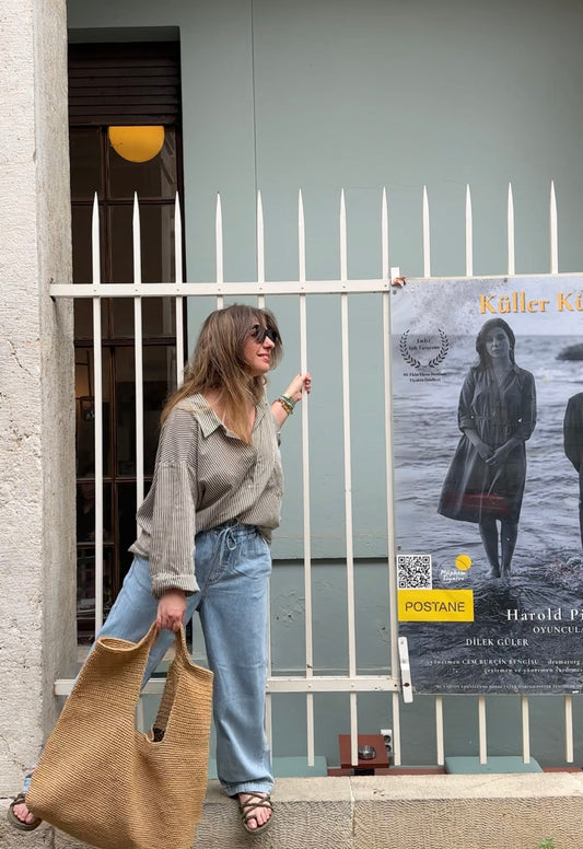 Beli Lastikli Yandan Cepli Jean