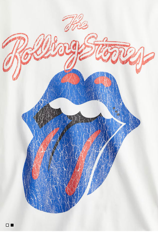 Bisiklet Yaka Baskılı T-shirt