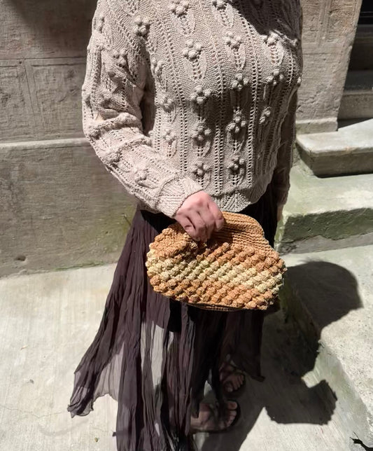 El Yapımı Özel Clutch Çanta
