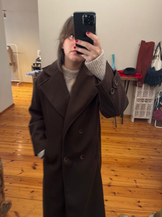 Kahverengi Kaşe Kaban