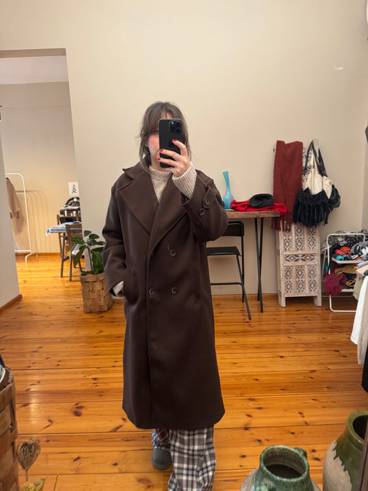 Kahverengi Kaşe Kaban