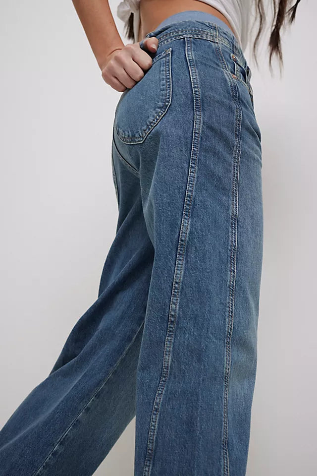 Free People Straight Leg Jean