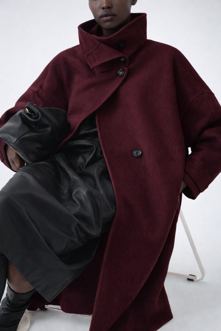 Huni Yaka Kaşe Kaban