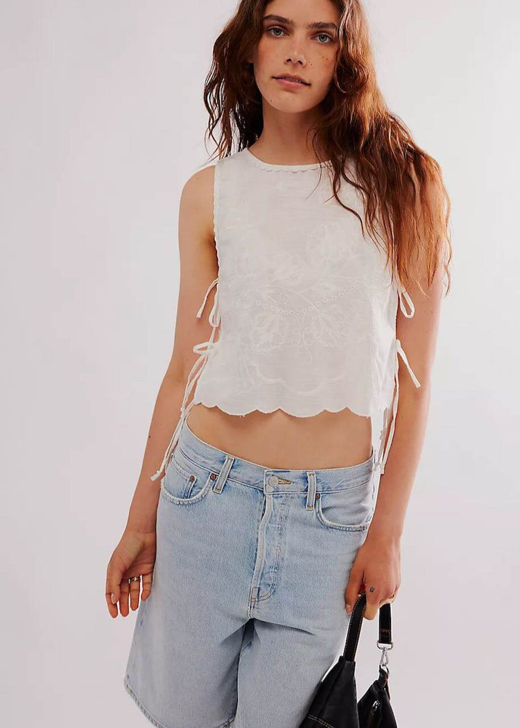 Free People Ekru Bluz