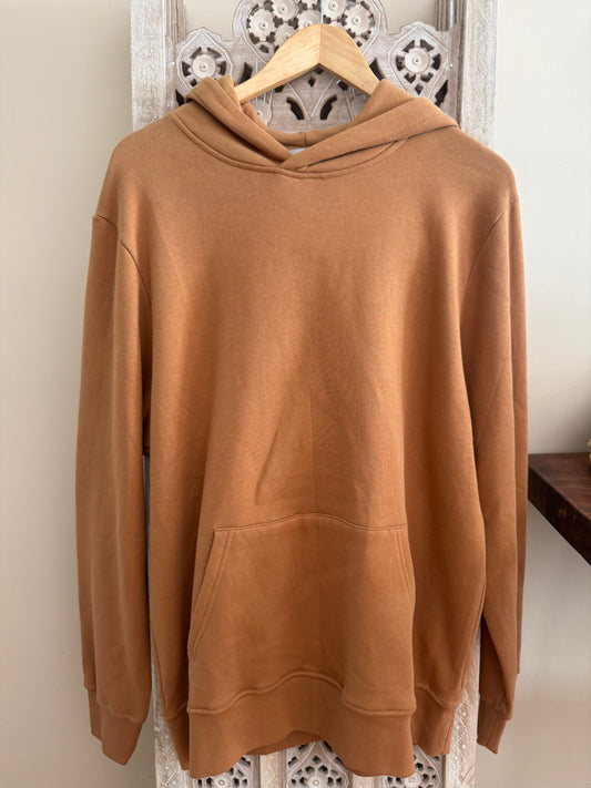 Hardal Yıkamalı Şardonlu Sweatshirt