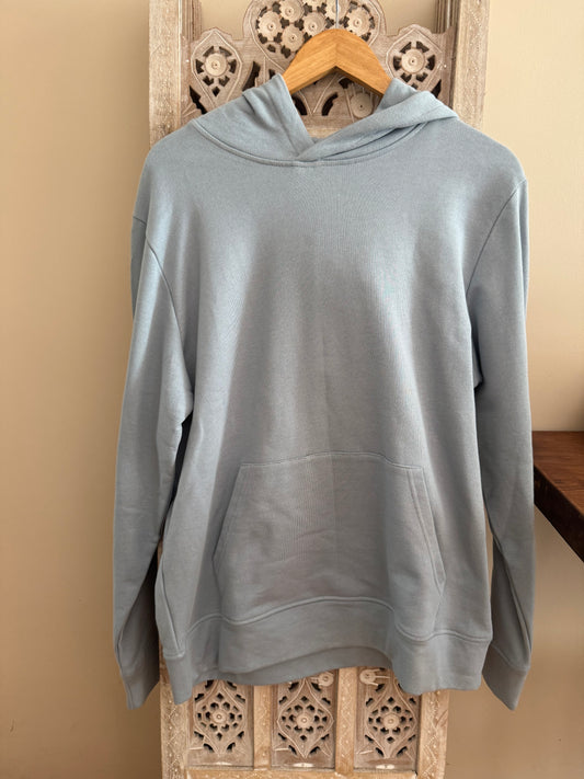 Buz Mavisi Şardonlu Sweatshirt