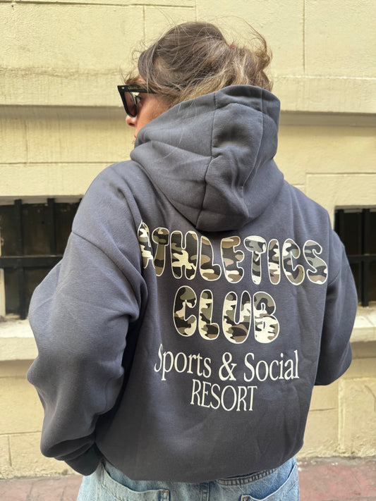Unisex Oversize Baskılı Sweatshirt
