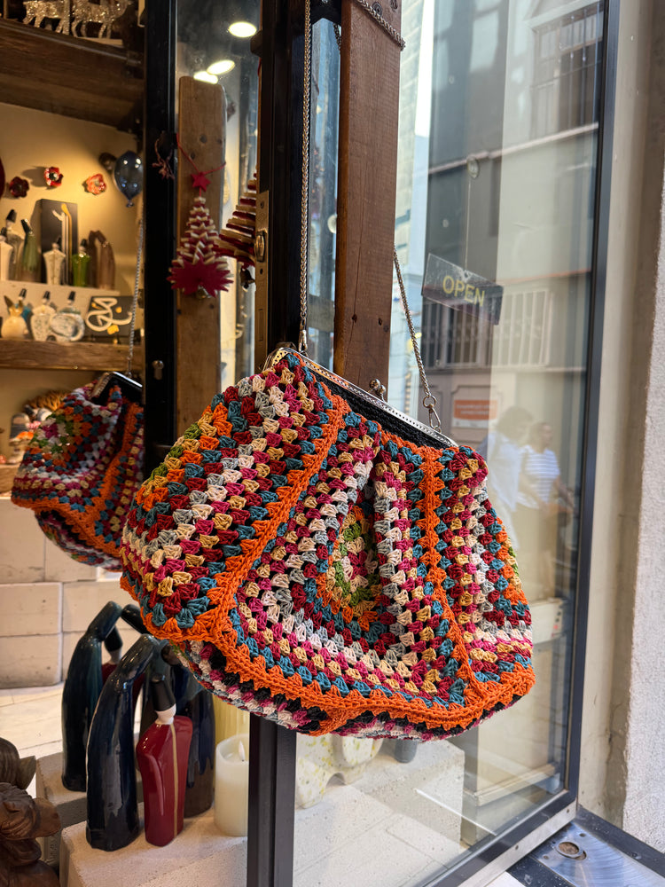 Handmade Renkli Büyük Clutch Çanta