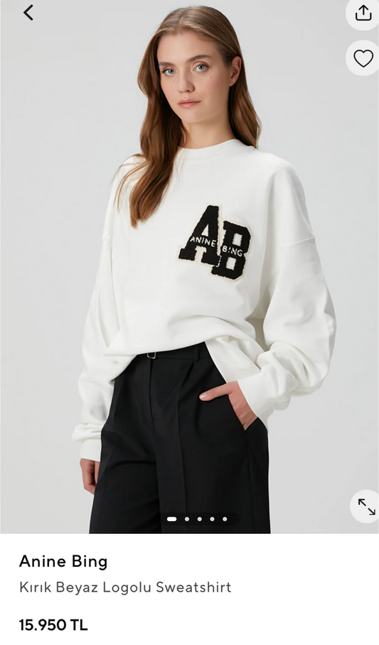 Anine Bing Armalı Sweatshirt