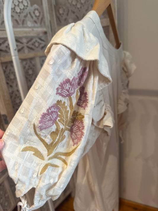 İthal Nakış Detaylı Bluz